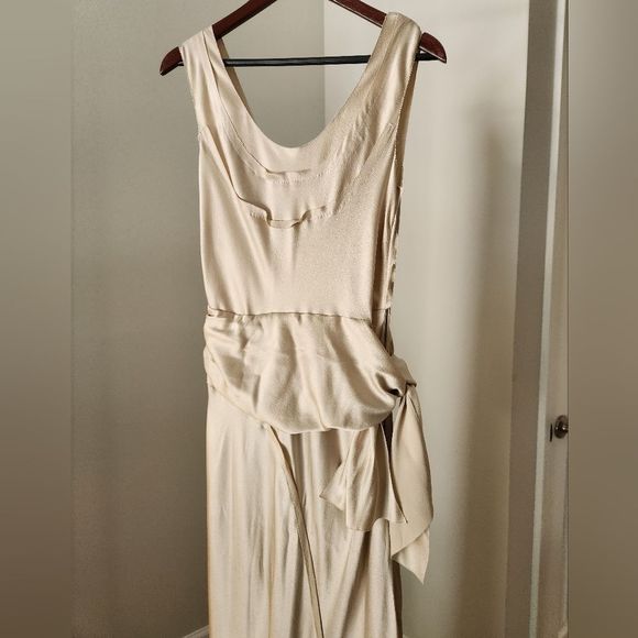 Alberta Ferretti Cream Maxi Dress - Picture 10 of 15